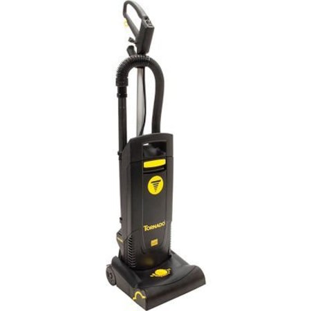 Powr-Flite Tornado® CVD 30 Deluxe Upright Vacuum, 12" Cleaning Width, Black 91430